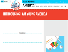 Tablet Screenshot of iamyoungamerica.com